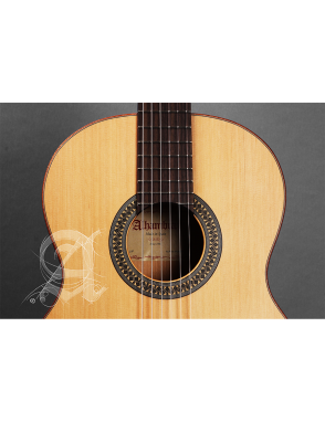 Alhambra® 2F Guitarra Flamenca Estudio Golpeador Funda Color: Natural