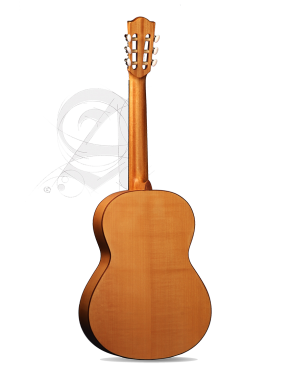 Alhambra® 2F Guitarra Flamenca Estudio Golpeador Funda Color: Natural