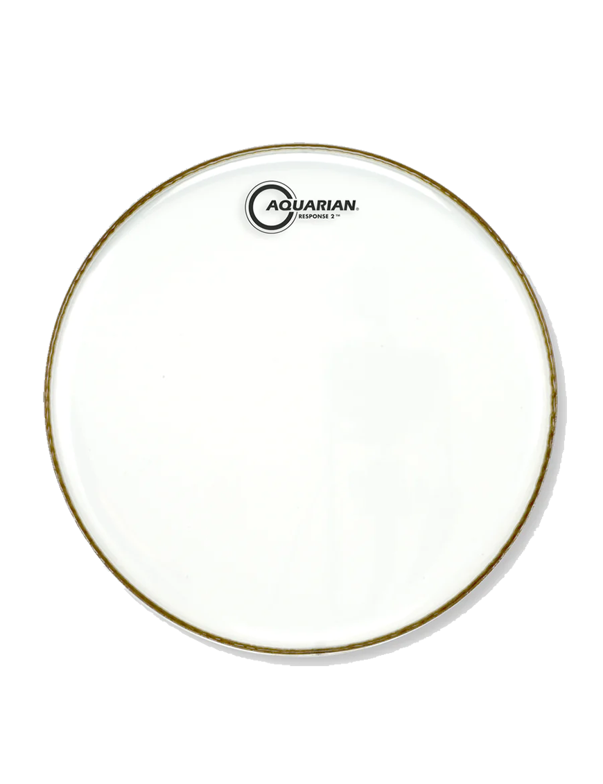 Aquarian Drumheads® TCRSP2-13 RESPONSE 2™ Parche Tom 13" Texture Coated™ Blanco