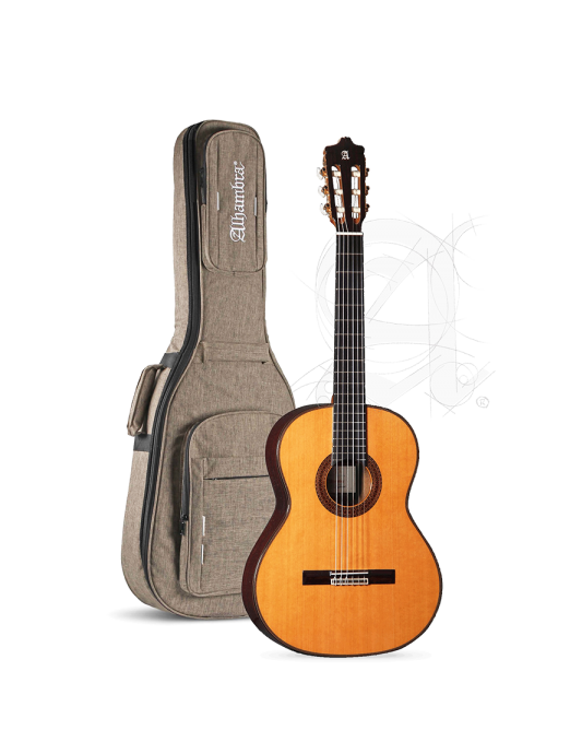 Alhambra® 7P Guitarra Clásica Conservatorio Natural con Funda