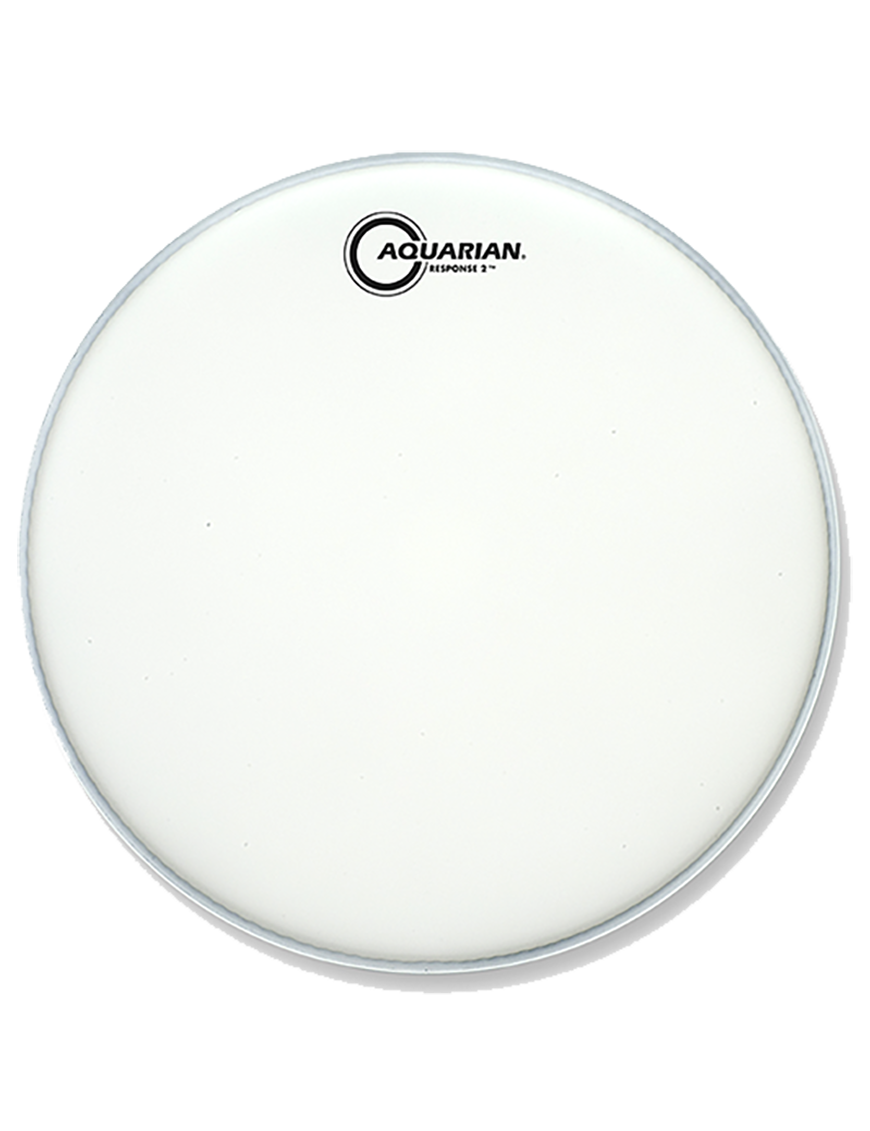 Aquarian Drumheads® TCRSP2-8 RESPONSE 2™ Texture Coated™ Parche Tom 8" Blanco