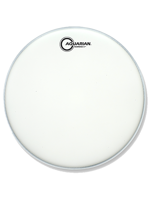 Aquarian Drumheads® TCRSP2-12 RESPONSE 2™ Texture Coated™ Parche Tom 12" Blanco