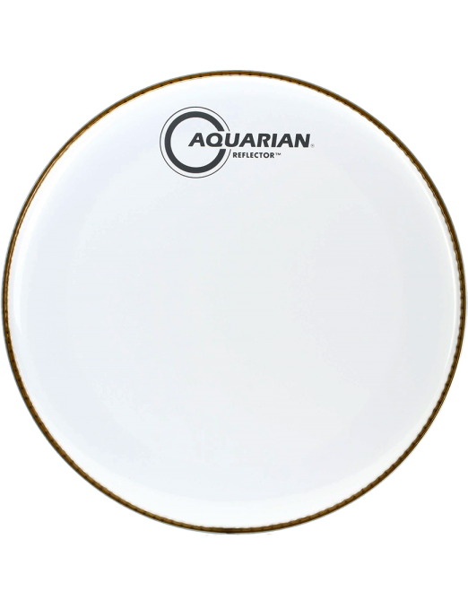 Aquarian Drumheads® REF-16SKW REFLECTOR™ Parche Bombo 16" Super Kick II™ Ice White