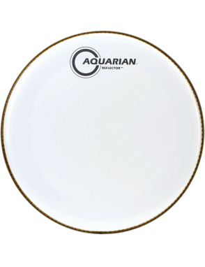 Aquarian Drumheads® REF-18SKW REFLECTOR™ Parche Bombo 18" Super Kick II™ Ice White