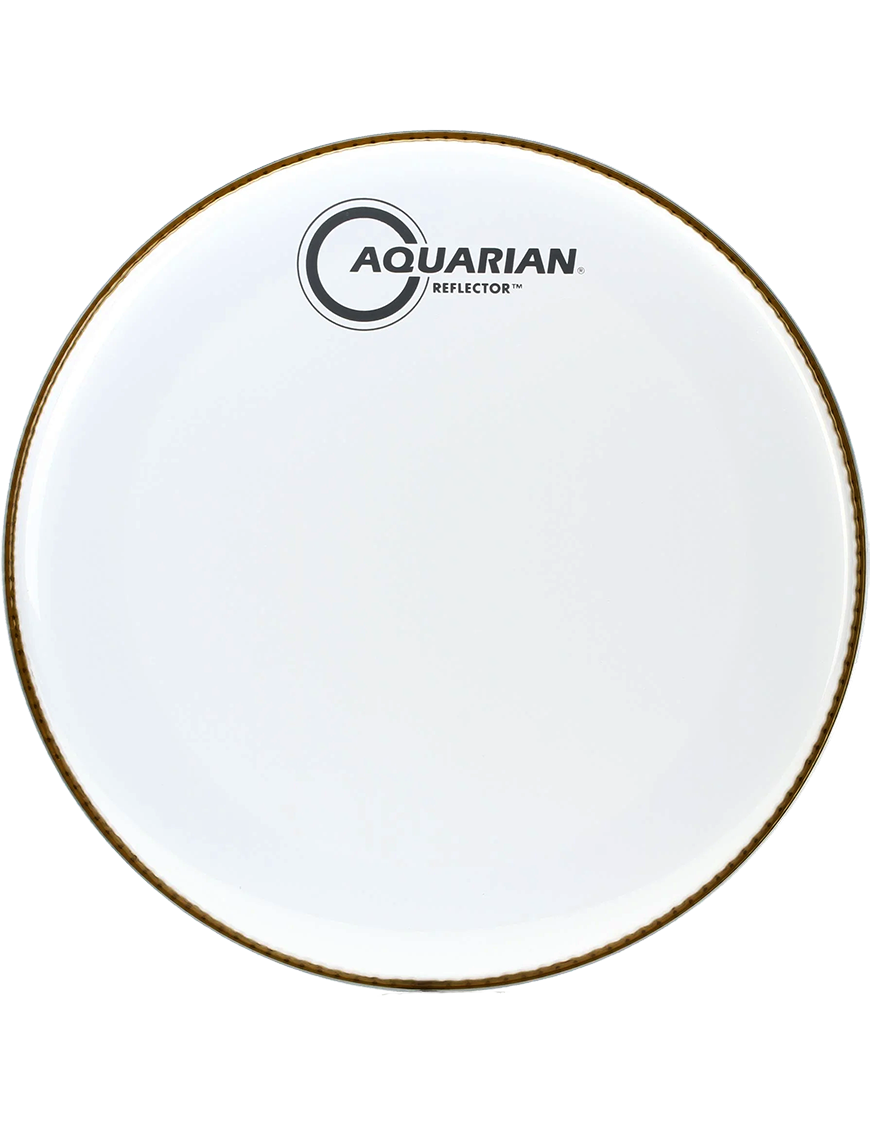 Aquarian Drumheads® REF-18SKW REFLECTOR™ Parche Bombo 18" Super Kick II™ Ice White