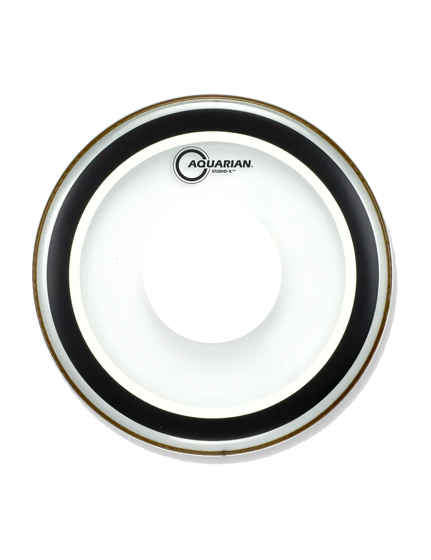 Aquarian Drumheads® SXPD-22 STUDIO-X™ Power Dot™ Parche Bombo 22" Clear