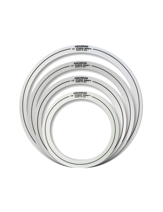 Aquarian Drumheads® SR-SET2 Anillo Armónico Studio Rings Set: 10-12-14-16