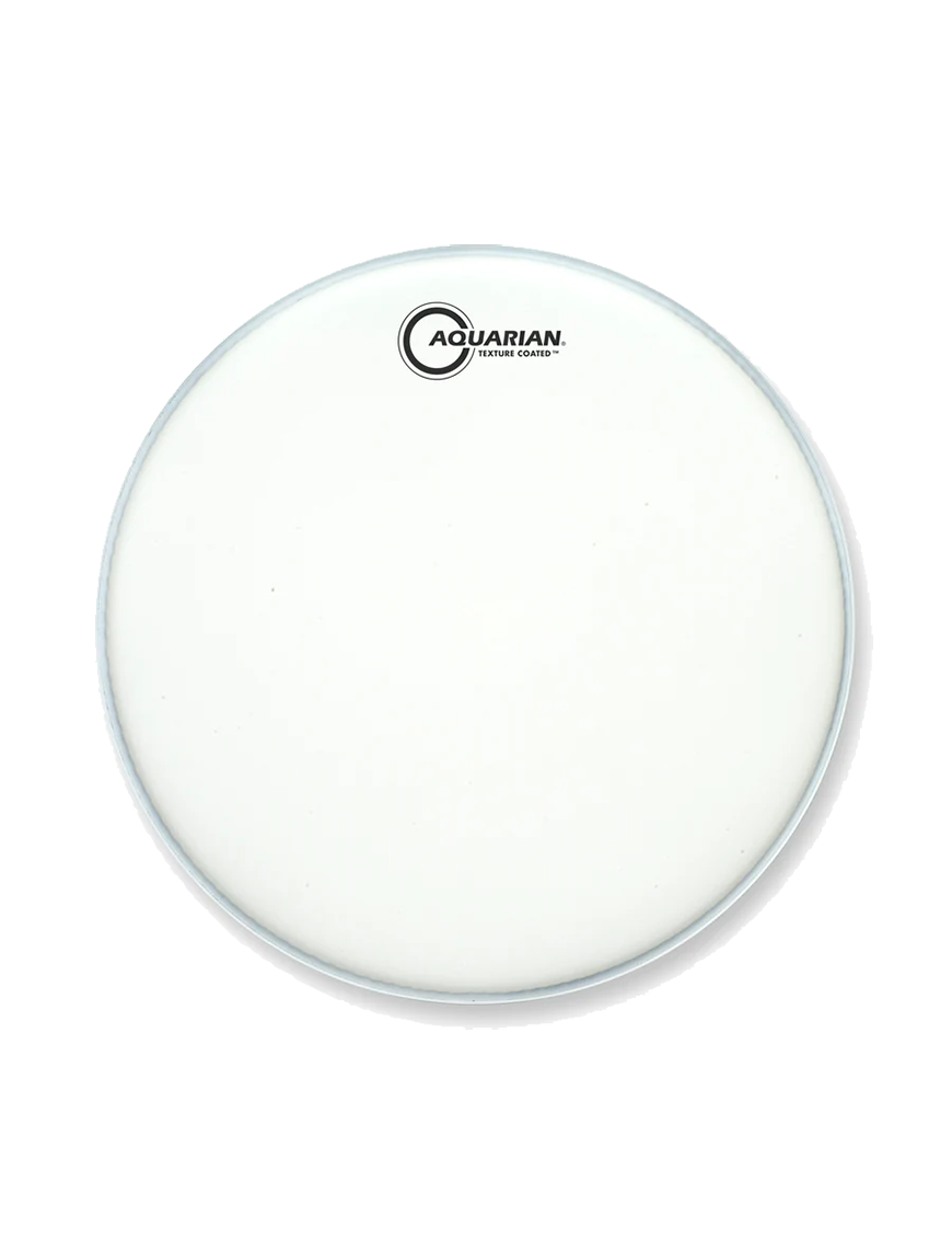 Aquarian Drumheads® Parche Tom 18" TC-18 Texture Coated™ Blanco Satinado