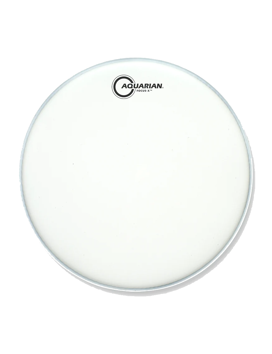 Aquarian Drumheads® TCFX-12 FOCUS-X™ Parche Tom 12" Texture Coated™ Blanco