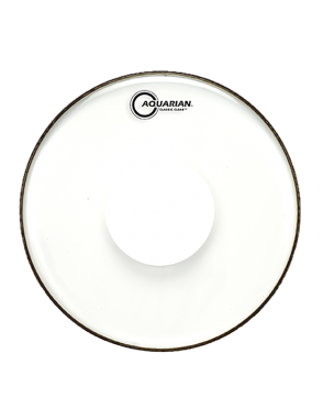 Aquarian Drumheads® CCPD-16B Classic Clear™ Parche Bombo 16" Power Dot™