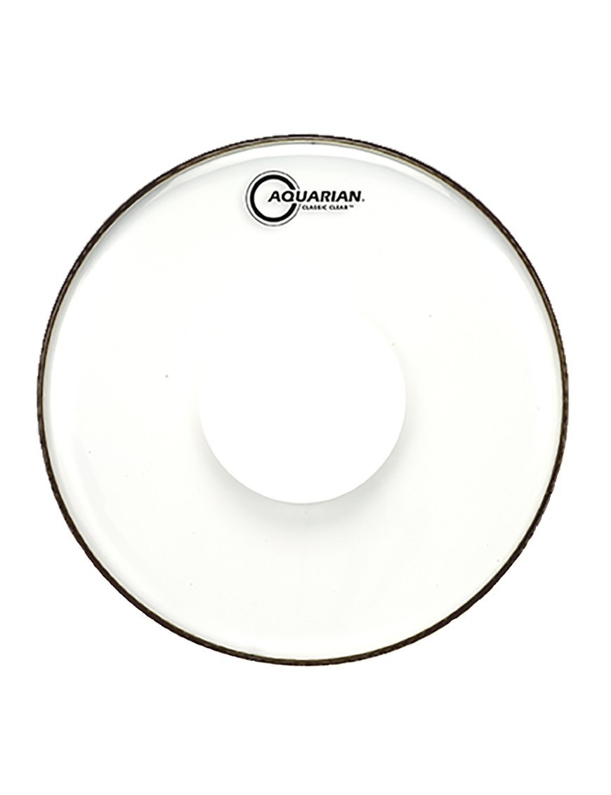 Aquarian Drumheads® CCPD-8 Classic Clear™ Parche Tom 8" Power Dot™