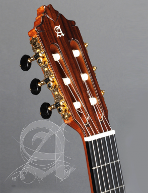 Alhambra® 8Fc Pure Guitarra Flamenca Concierto Golpeador Case