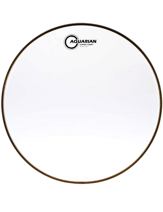 Aquarian Drumheads® CCSN-13 Classic Clear™ Snare Side Parche Bordonero 13" Resonante Transparente