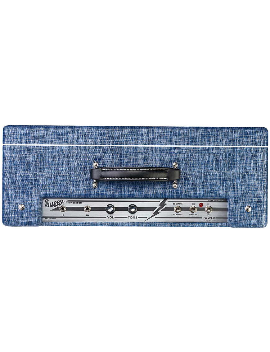 Supro® S6420+ Thunderbolt Plus Amplificador Guitarra Combo 35/45/60 Watt 1x15"