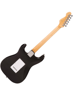 Encore® E6 Guitarra Eléctrica Strat® Vibrato Color: Gloss Black