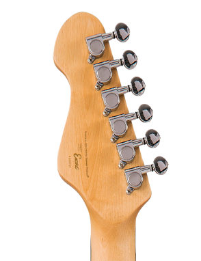 Encore® E6 Guitarra Eléctrica Strat® Vibrato Color: Gloss Black