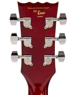 Encore® E69 Guitarra Eléctrica SG Color: Cherry Red