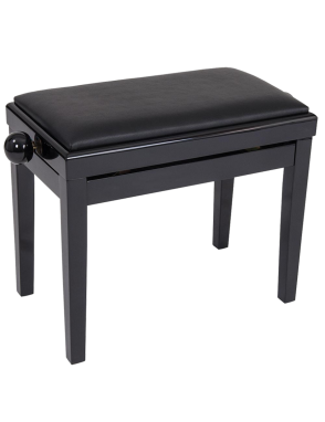 Kinsman® KPB03 Banqueta Piano Ajuste Altura Color: Negro Brillante