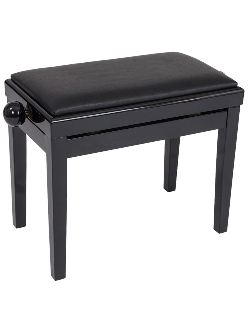 Kinsman® KPB03 Banqueta Piano Ajuste Altura Color: Negro Brillante