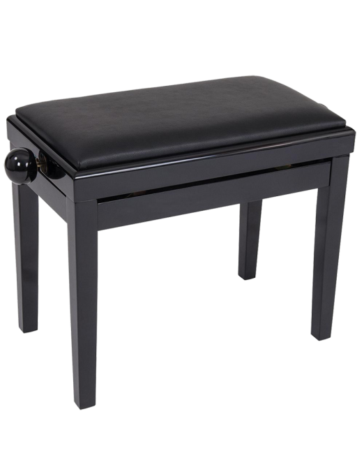 Kinsman® KPB03 Banqueta Piano Ajuste Altura Color: Negro Brillante