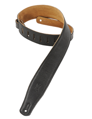 LEVY'S® M26GF Correa Guitarra Cuero Garment 6.4 cm Largo: 135cm | Black