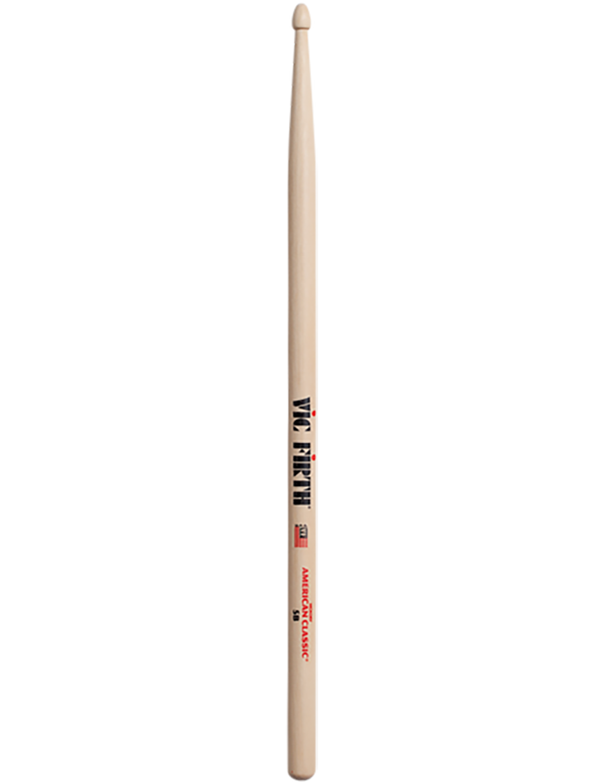 VIC FIRTH® 5B American Classic® Baqueta Punta Madera