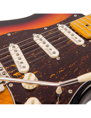 Vintage® V6M Guitarra Eléctrica SSS Maple Tremolo | Sunset Sunburst