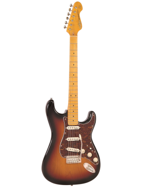 Vintage® V6M Guitarra Eléctrica SSS Maple Tremolo | Sunset Sunburst