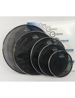 Aquarian Drumheads® SM-8 Super Mesh™ Parche Tom 8" Black