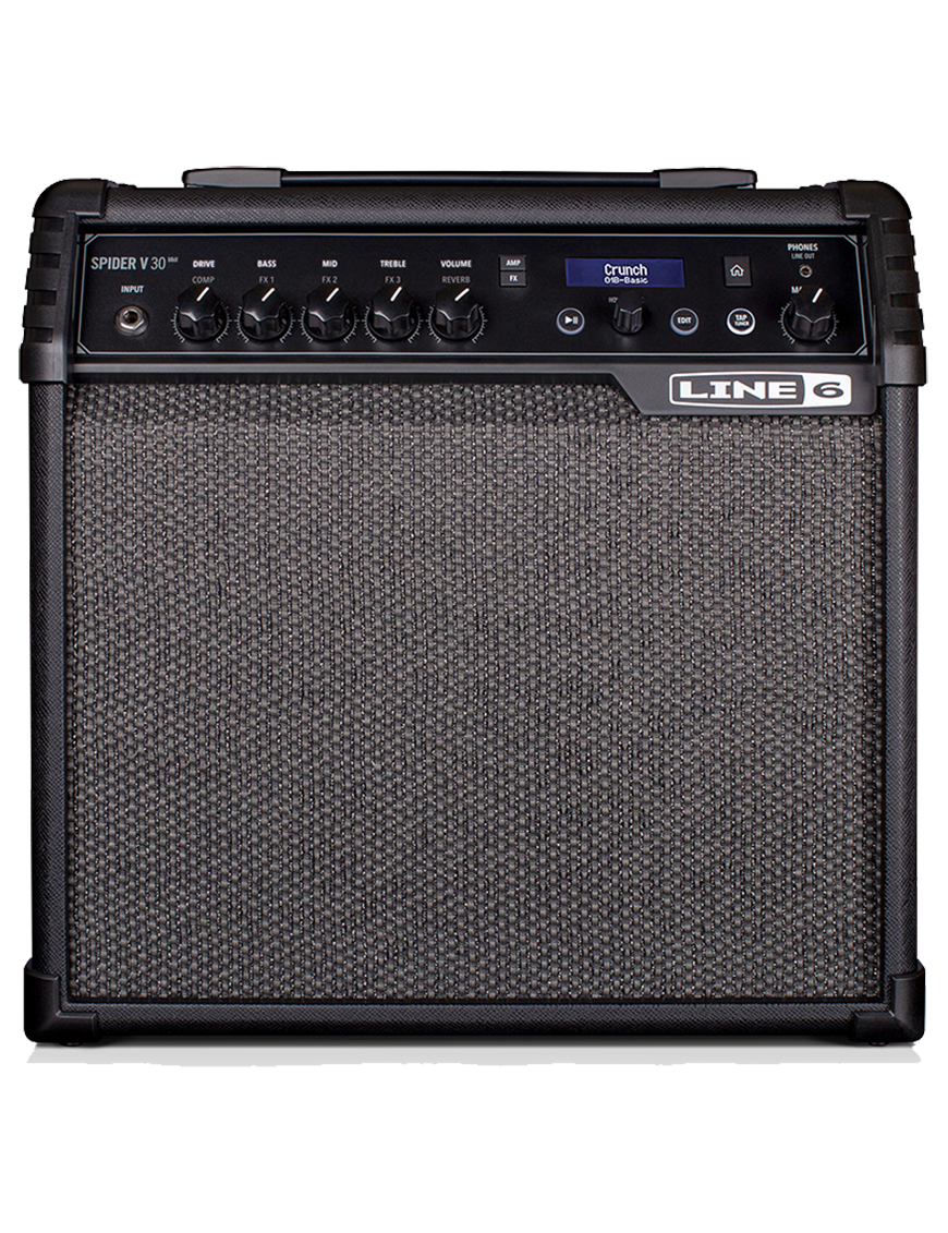 Line 6 SPIDER V 30 MkII Amplificador Guitarra Combo Modelador 1x8" 30W USB