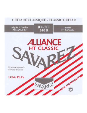 SAVAREZ® 540R Cuerdas Guitarra Clásica Nylon Alliance Flurocarbon Tensión Normal