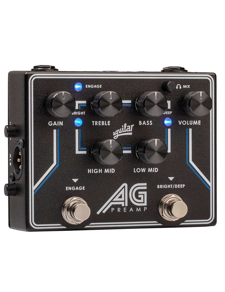 Aguilar® AG Pedal Bajo Preamp Análogo Caja Directa