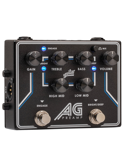 Aguilar® AG Pedal Bajo Preamp Análogo Caja Directa