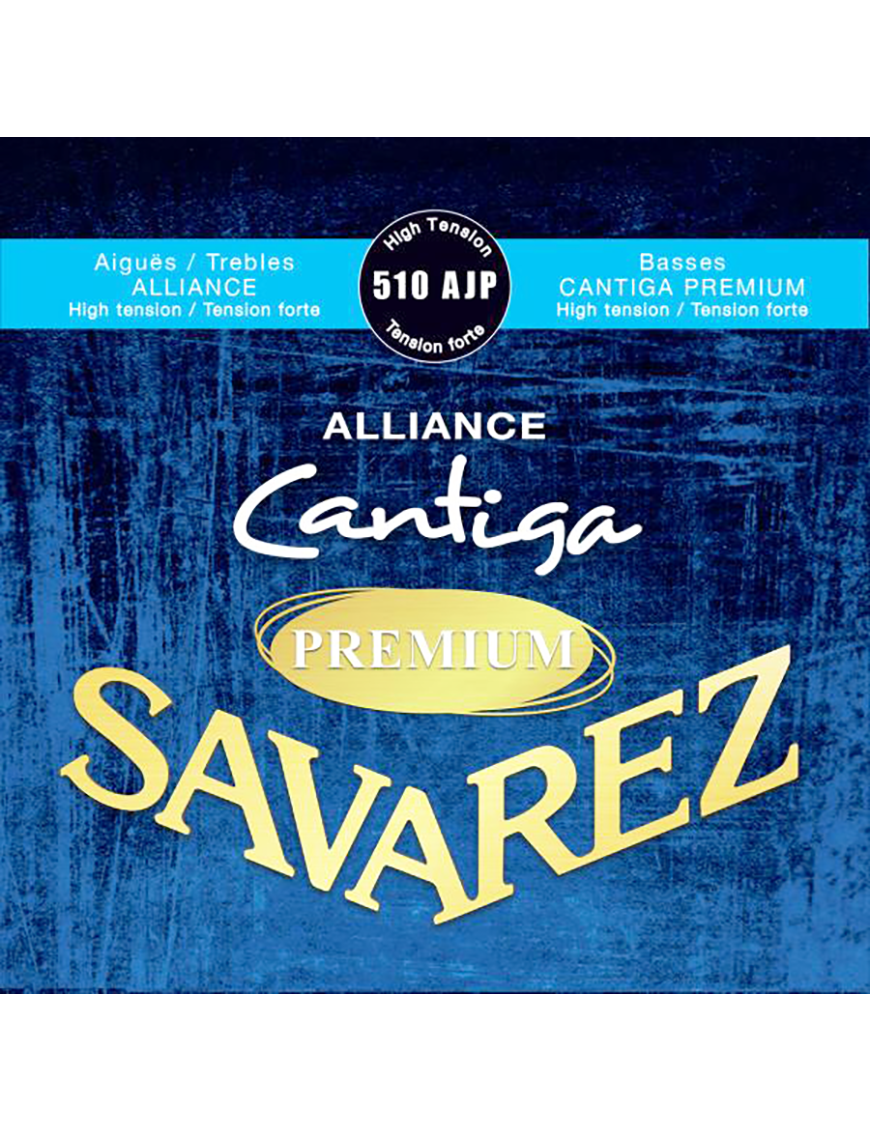 SAVAREZ® 510AJP Cuerdas Guitarra Clásica Nylon Alliance Cantiga Carbono Tensión Alta