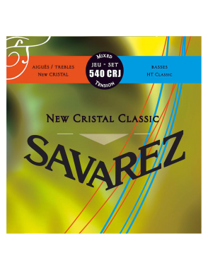 SAVAREZ® 540CRJ Cuerdas Guitarra Clásica New Nylon Cristal Tensión Mixta