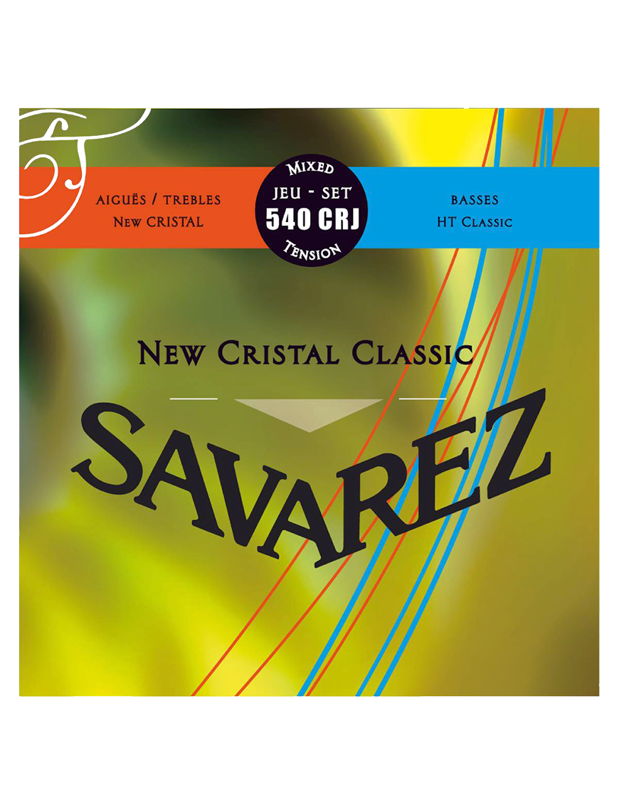 SAVAREZ® 540CRJ Cuerdas Guitarra Clásica New Nylon Cristal Tensión Mixta