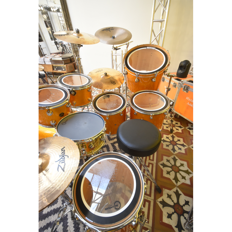 Aquarian Poroso Texture Coated Parche Tom 13" Blanco | 1-Capa