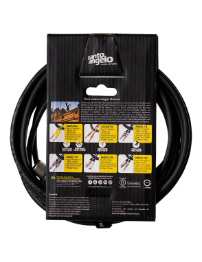 Santo Angelo® ANGEL LW Cable Micrófono XLR a XLR OFHC | 7.62mt