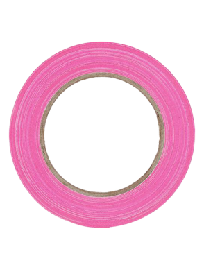 Gaffer Cinta Flúor Pink Ancho: 19mm Largo: 25Mts