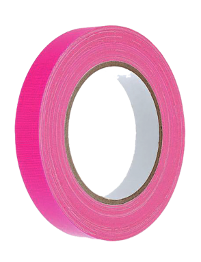 Gaffer Cinta Flúor Pink Ancho: 19mm Largo: 25Mts