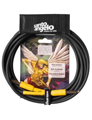 Santo Angelo® SAMURAI Cable Patch Plug ¼" Recto a Plug ¼" OFHC | 91cm