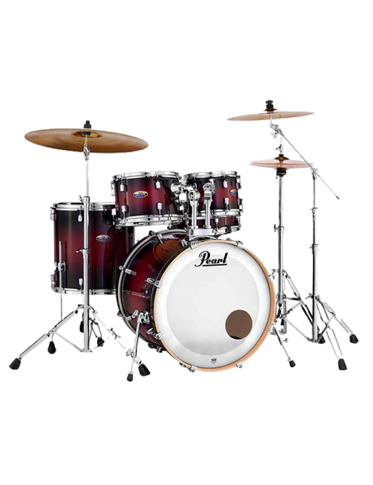 Pearl® DECADE DMP925 Batería Acústica Set: 5 Piezas + Hardware Color: Deep Red Burst