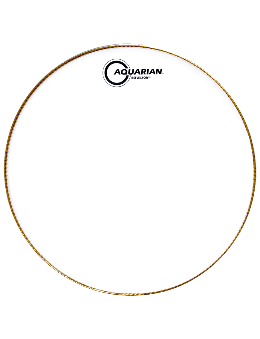 Aquarian Drumheads® REF-20SKW REFLECTOR™ Parche Bombo 20" Super Kick II™ Ice White