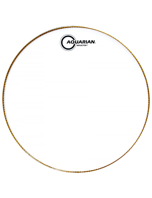 Aquarian Drumheads® REF-22W REFLECTOR™ Parche Bombo 22" Ice White