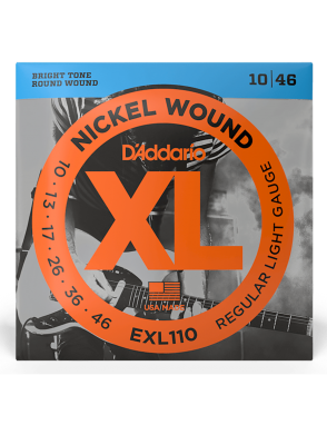 D'Addario EXL110 Cuerdas Guitarra Eléctrica 6 Cuerdas 10-46