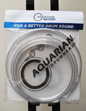 Aquarian Drumheads® CC-B Classic Clear™ Parches Batería Prepack Set: 1x12" 1x13" 1x16"+TC1x14"