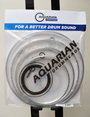 Aquarian Drumheads® CC-C Classic Clear™ Parches Batería Prepack Set : 1x10" 12" 1x16" TC1x14"