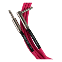 Santo Angelo® NEON Pink Cable Instrumentos Plug ¼" Recto a Plug ¼" 90° OFHC | 6.10mt