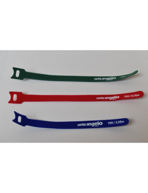 Santo Angelo® Amarra Cables Velcro 250x13mm Pack: 3 Unidades