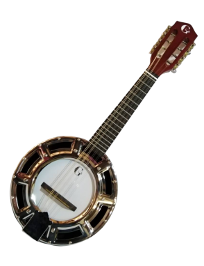 GCR® YWBJ Banjo Electroacústico 8 Cuerdas con Funda